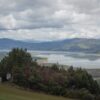 Paragliding at Sopó Colombia overlooking Embalse Tominé and Parque Pionono