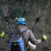 Paragliding at Sopó Colombia overlooking Embalse Tominé and Parque Pionono