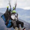 Paragliding at Sopó Colombia overlooking Embalse Tominé and Parque Pionono