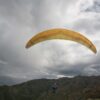 Paragliding at Sopó Colombia overlooking Embalse Tominé and Parque Pionono